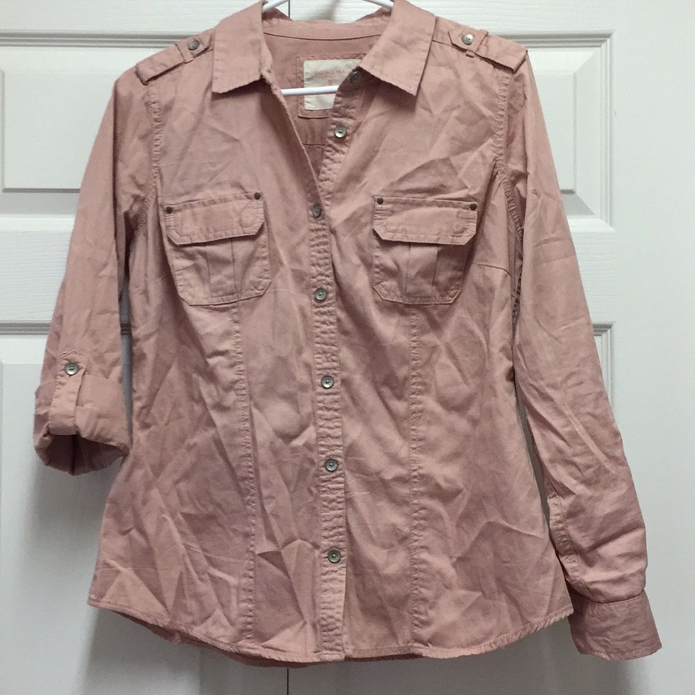 Mauve button down size M